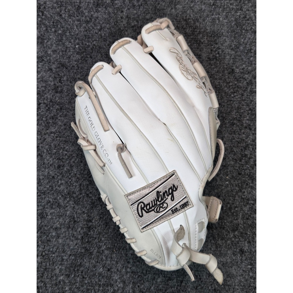 Rawlings Liberty Advanced 12 Inch Softball Glove RLA120-3WSS White Silver - Picture 2 of 6